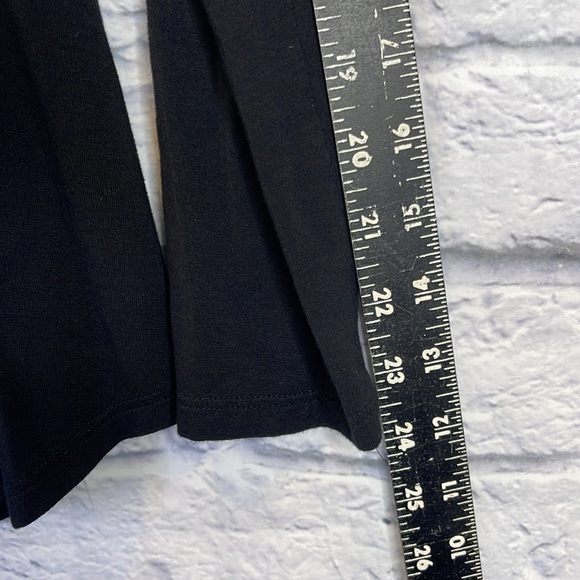 SOMA Long Sleeve Slub Tee Black light weight size M new - Picture 9 of 12